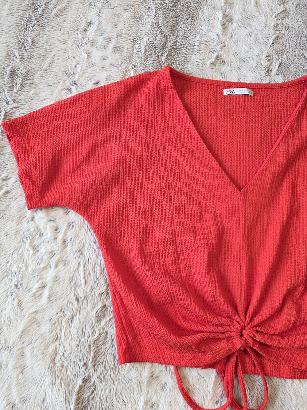ZARA Tie-front Top Small